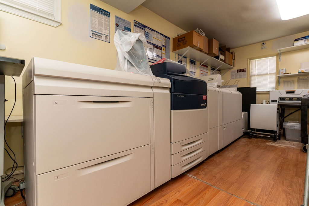 Hilson Ink production press in the Cheltenham, MD shop